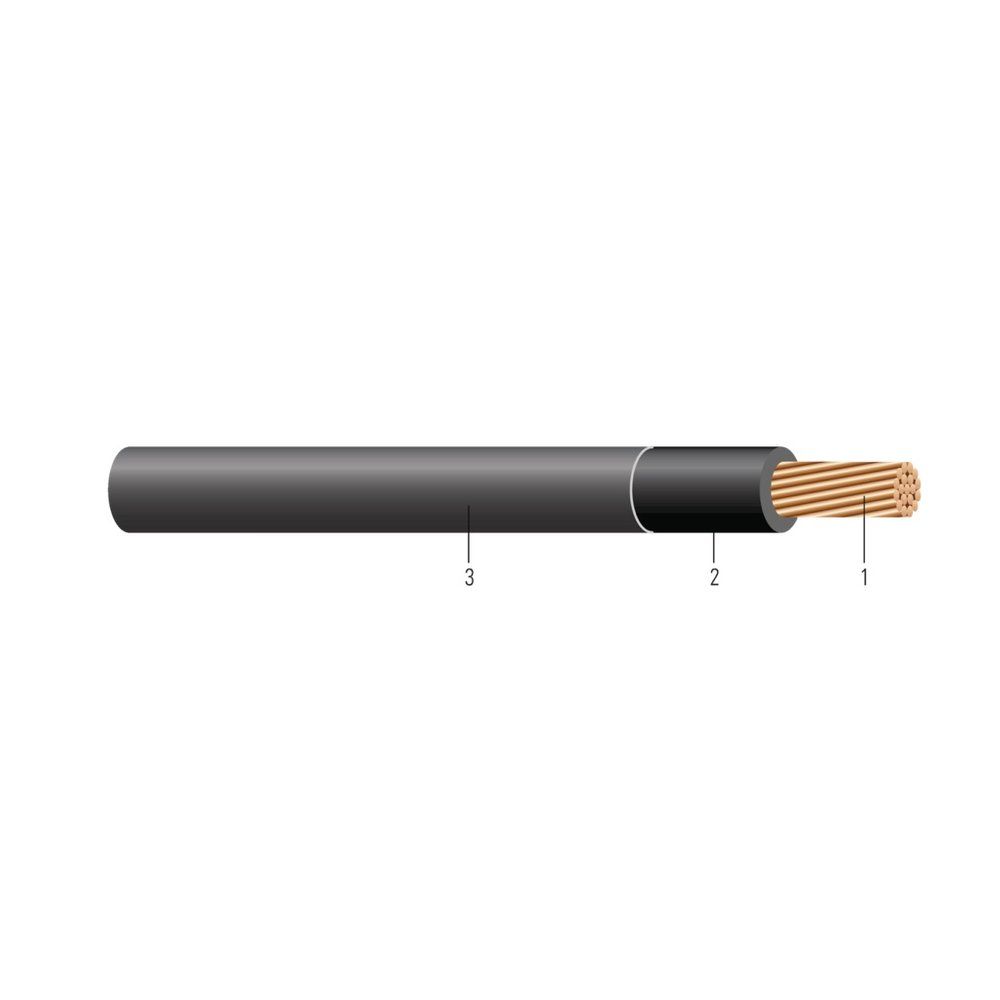 Cable SIMpull® T90 de cobre 3 AWG 19 hilos — Blanco