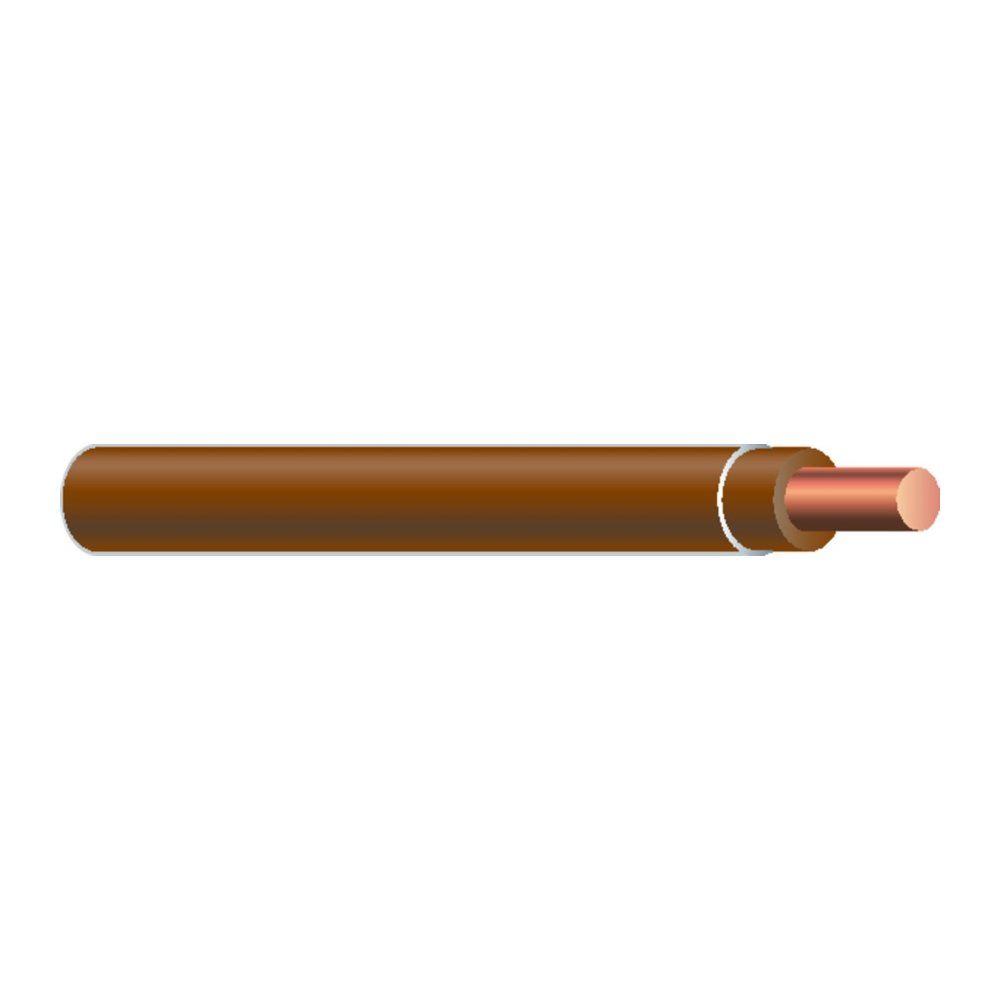 Cable 18 sólido SD Cobre TFN/AWM Café 2500 pies