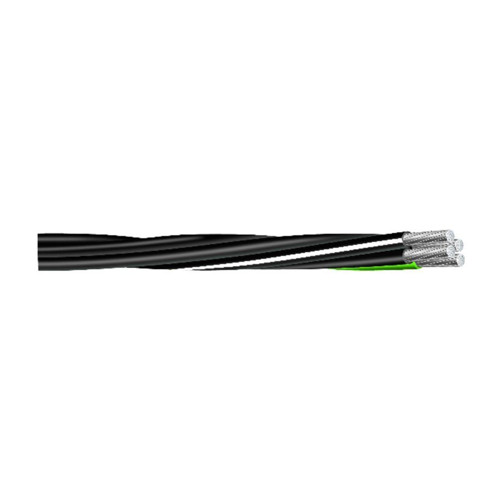 Cable RHH/RHW-2 o USE-2 de aluminio para alimentador de casa móvil (MHF) 2/0 AWG 2 hilos — 1000 pies