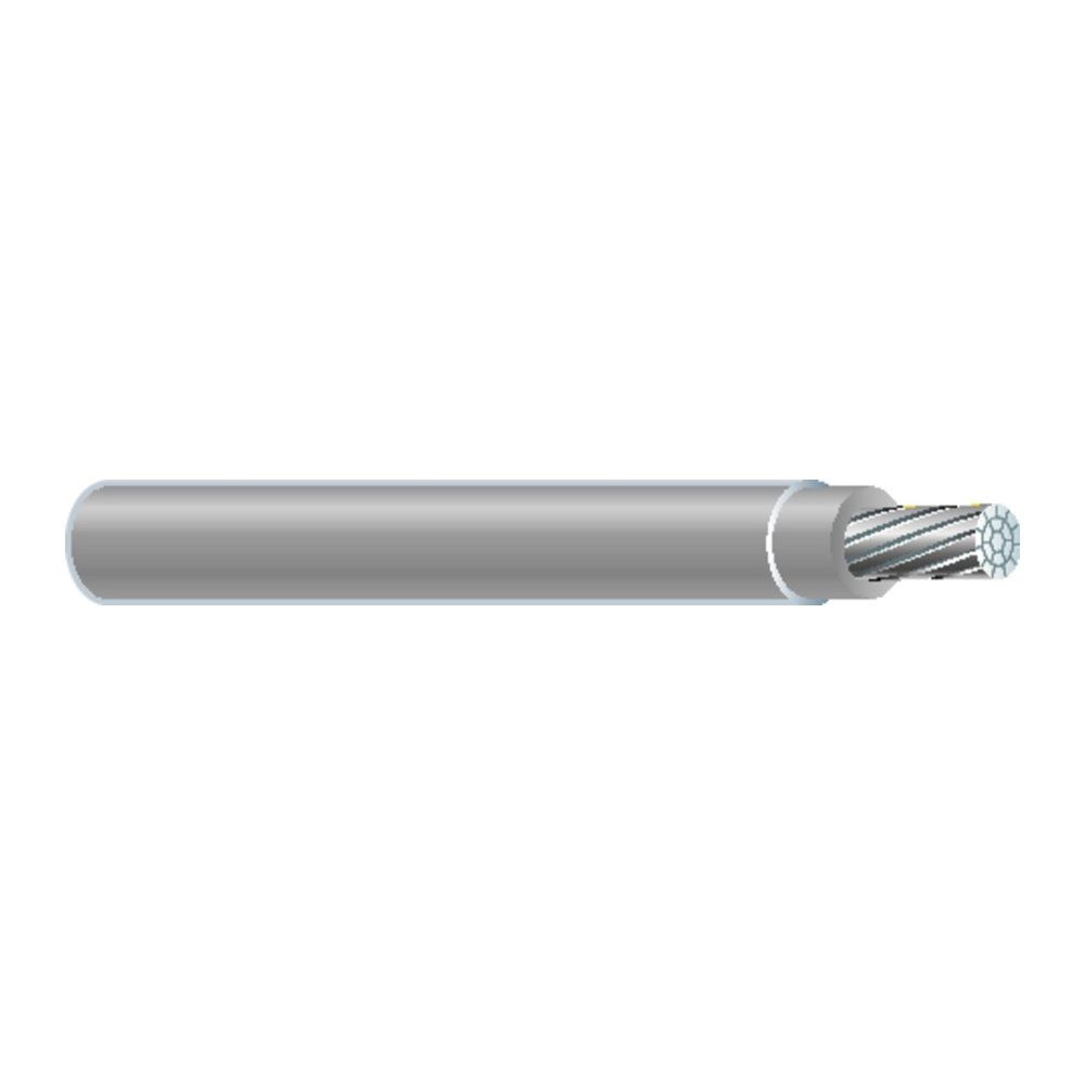 Cable SIMpull® THHN/THWN-2 de aluminio con conductores marca AlumaFlex® 350 KCMIL 35 hilos — Gris, 3000 pies