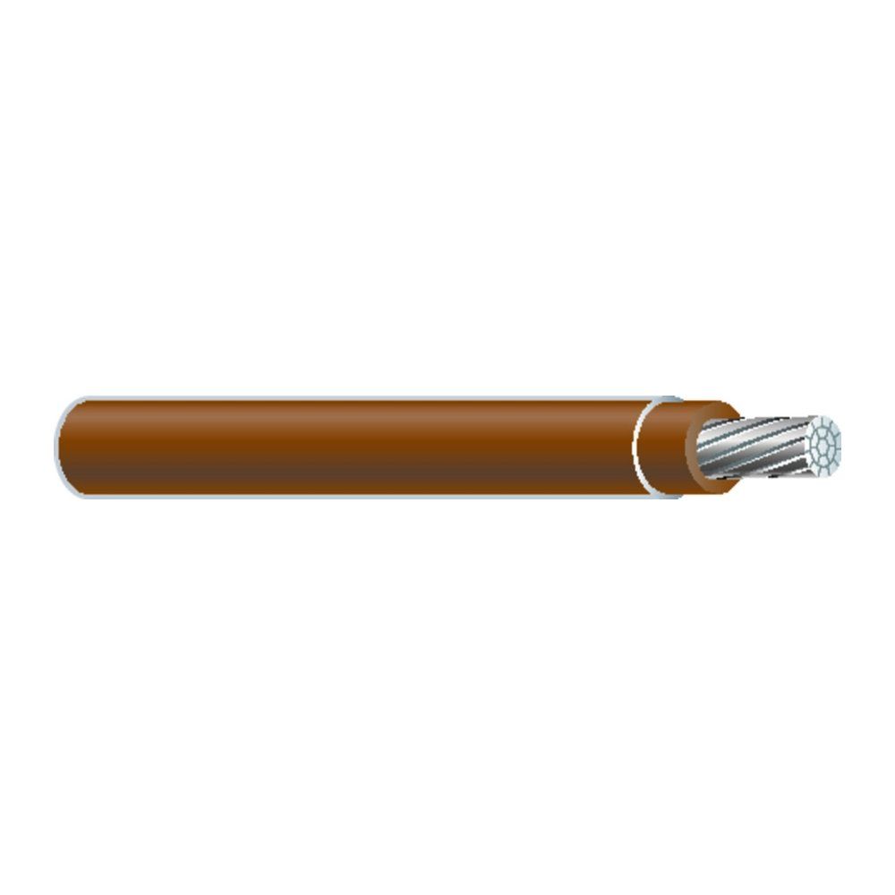 Cable 2/0 cableado 3E Aluminio (67.4mm2) SIMpull® XHHW-2/RW90 Café 10000 pies