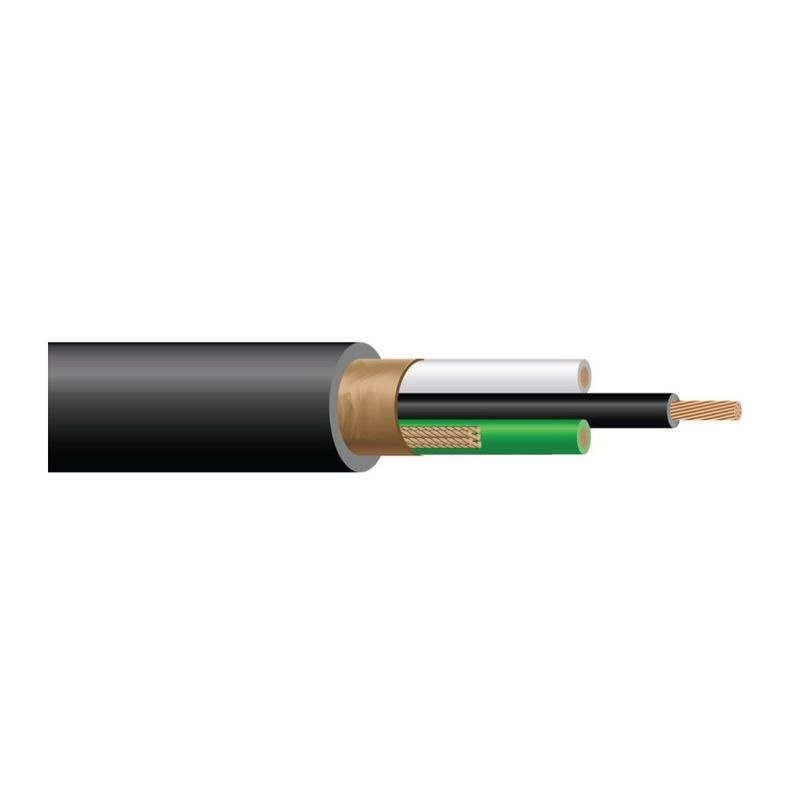 Cable flexible tipo SVT 18 AWG 41 hilos — Negro, 200 pies