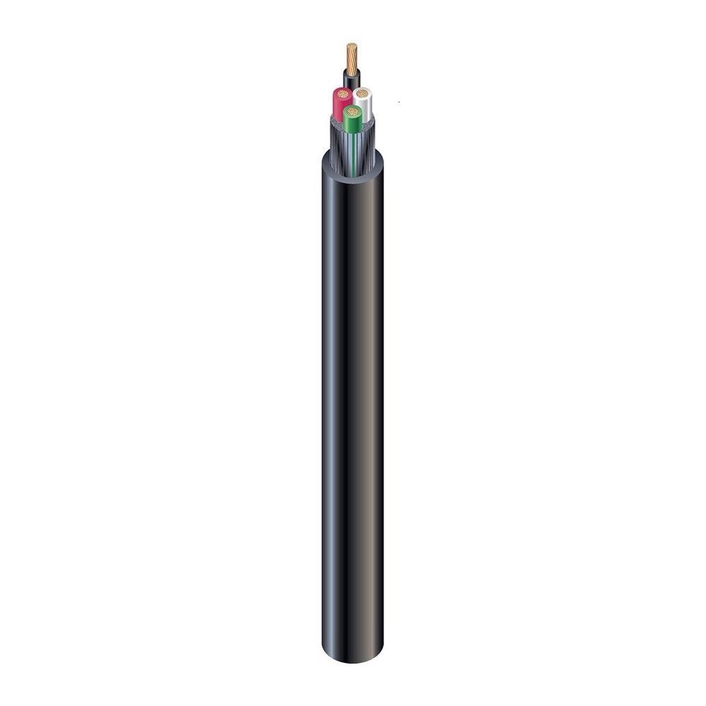 Cable de control SEOOW SEOPRENE® de 600V con cubierta negra 105°C 14 AWG 41 hilos — Negro