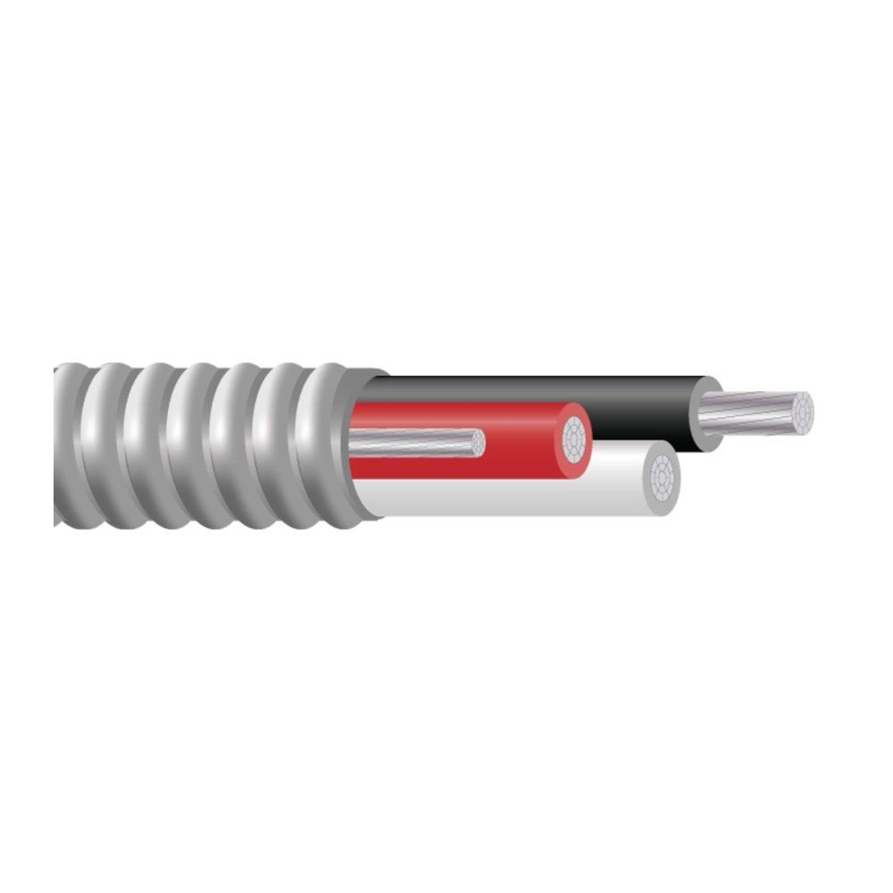 Cable AC90 600 voltios 1 AWG 3 hilos — Negro
