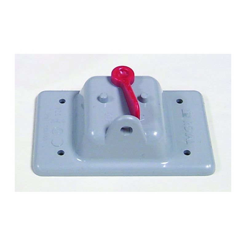 TAPA PARA CAJA A PRUEBA DE INTEMPERIE - APAGADOR SENCILLO