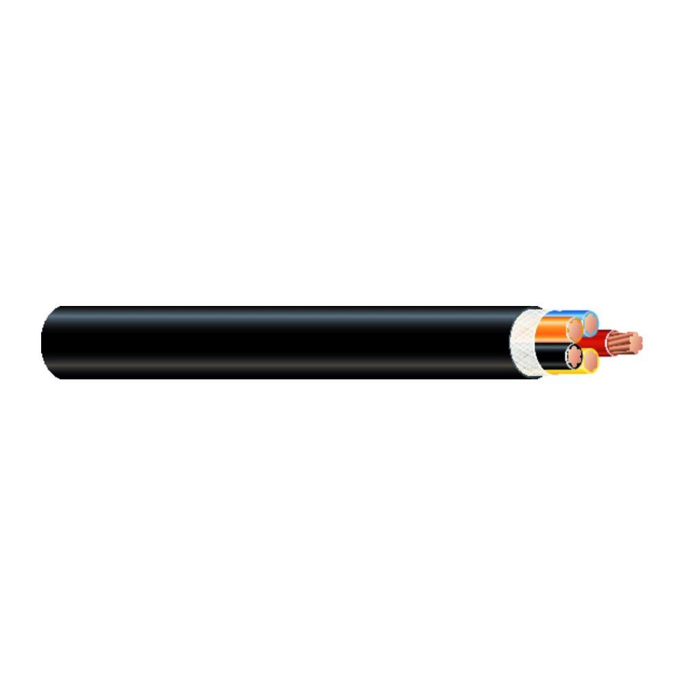 CABLE DE CONTROL CU FRXLPE CPE-TP 10 AWG 7 hilos — Negro
