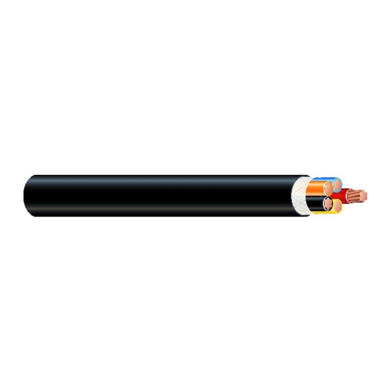 CABLE DE CONTROL CU FRXLPE CPE-TP 10 AWG 7 hilos — Negro