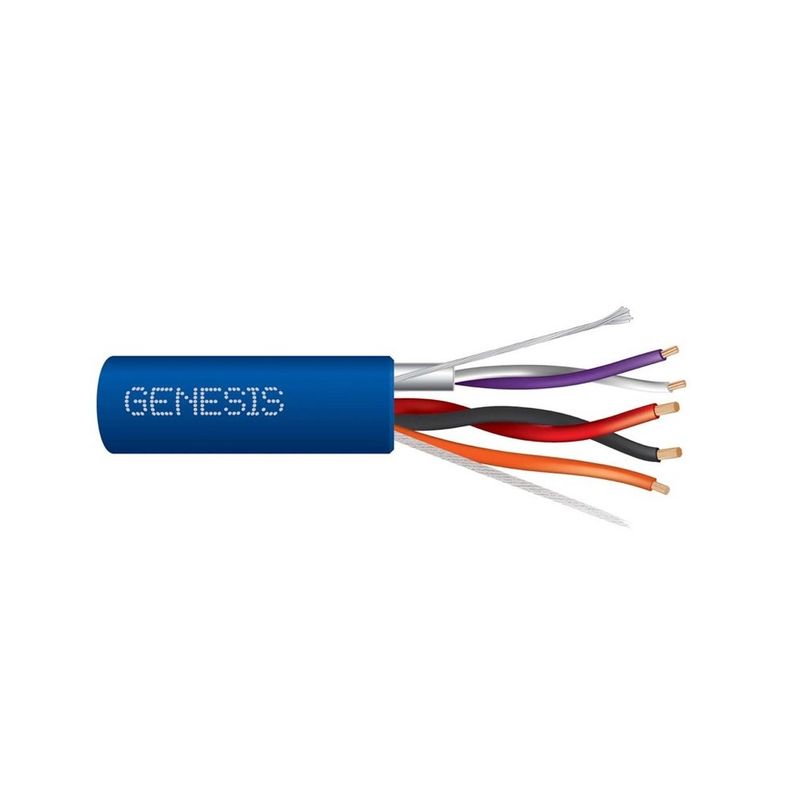 Cable 22/1PR OAS+12/2+18/1 cableado Cobre CM/CL2 Azul GEN 500 pies
