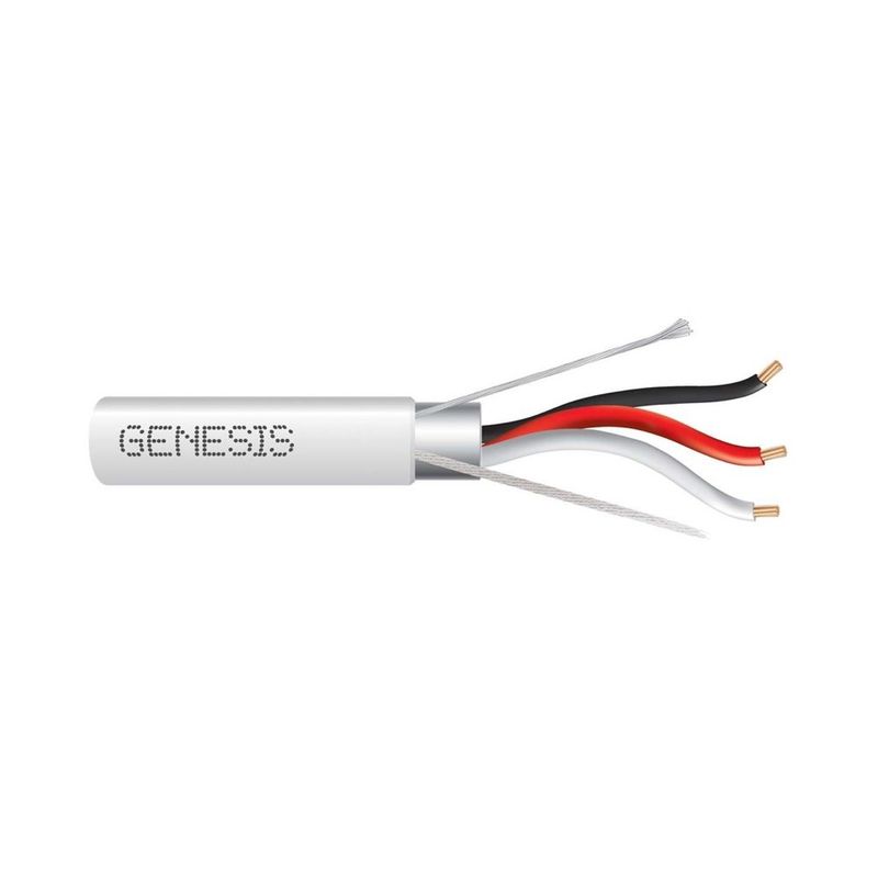 Cable Multiconductor Blindado, Plenum 18 AWG 19 hilos — Natural, 1000 pies