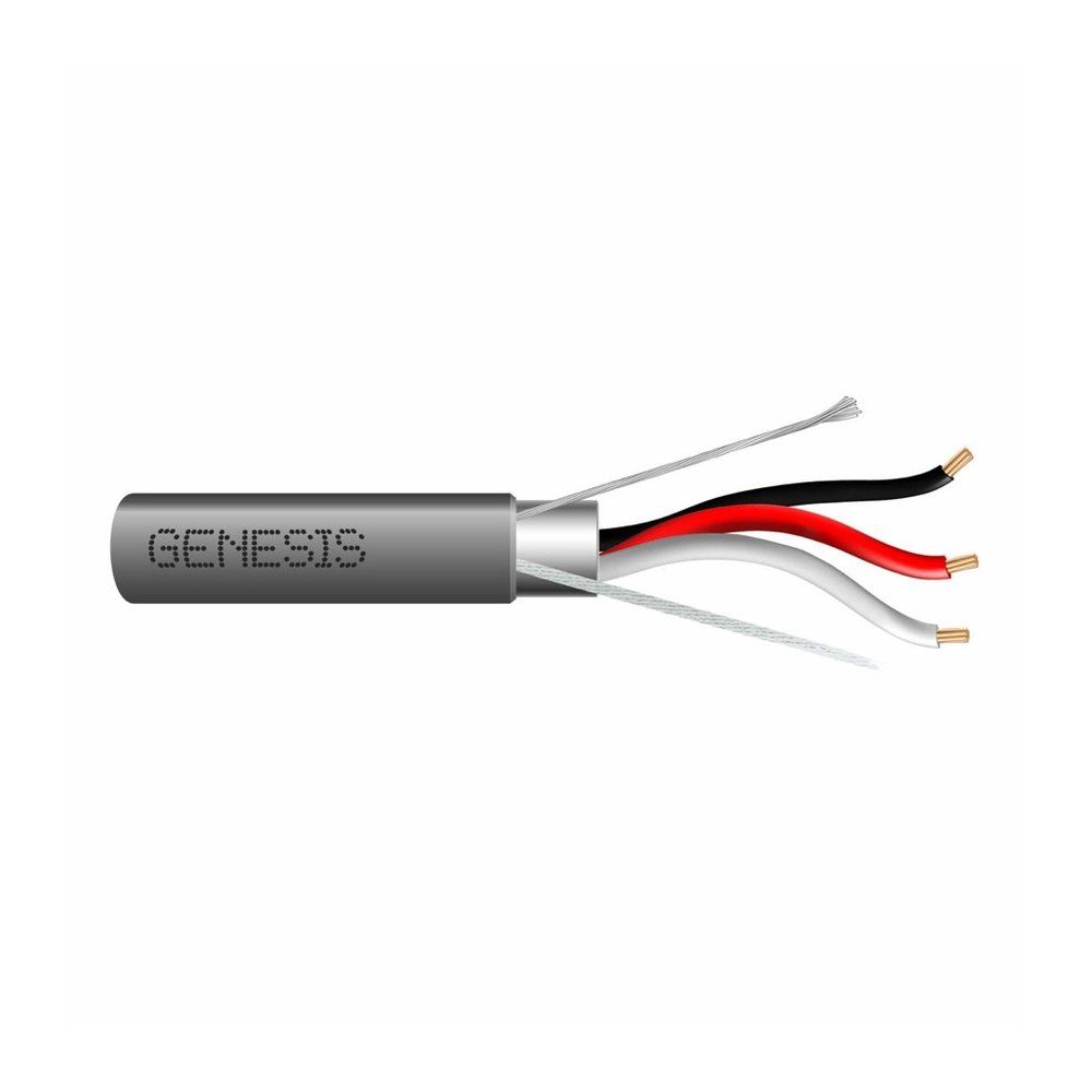 Cable Multiconductor Blindado, Riser 18 AWG 19 hilos — Gris, 1000 pies