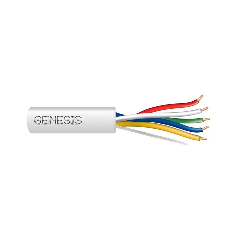 Cable 18 sólido 5/C Cobre T-STAT CL3P Natural GEN 250 pies