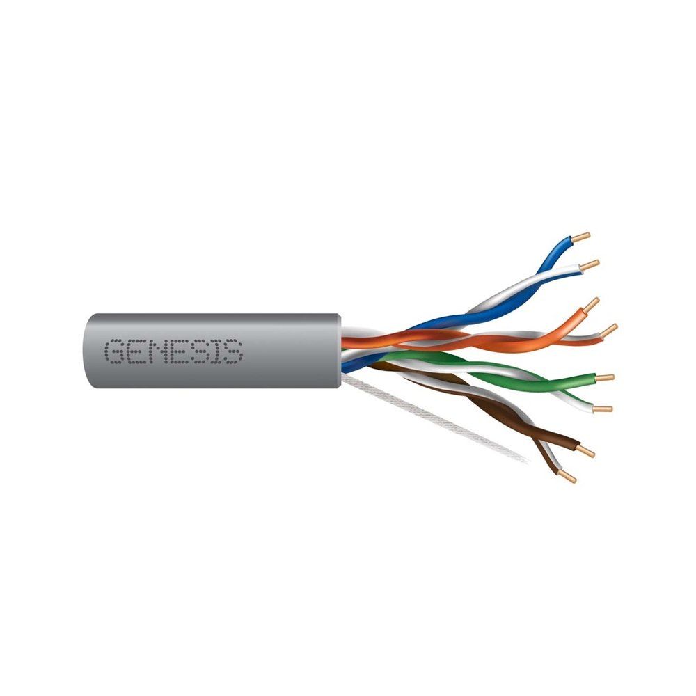 Cable 24/4PR CAT5E CMP/FT6 1000PB GRY GEN