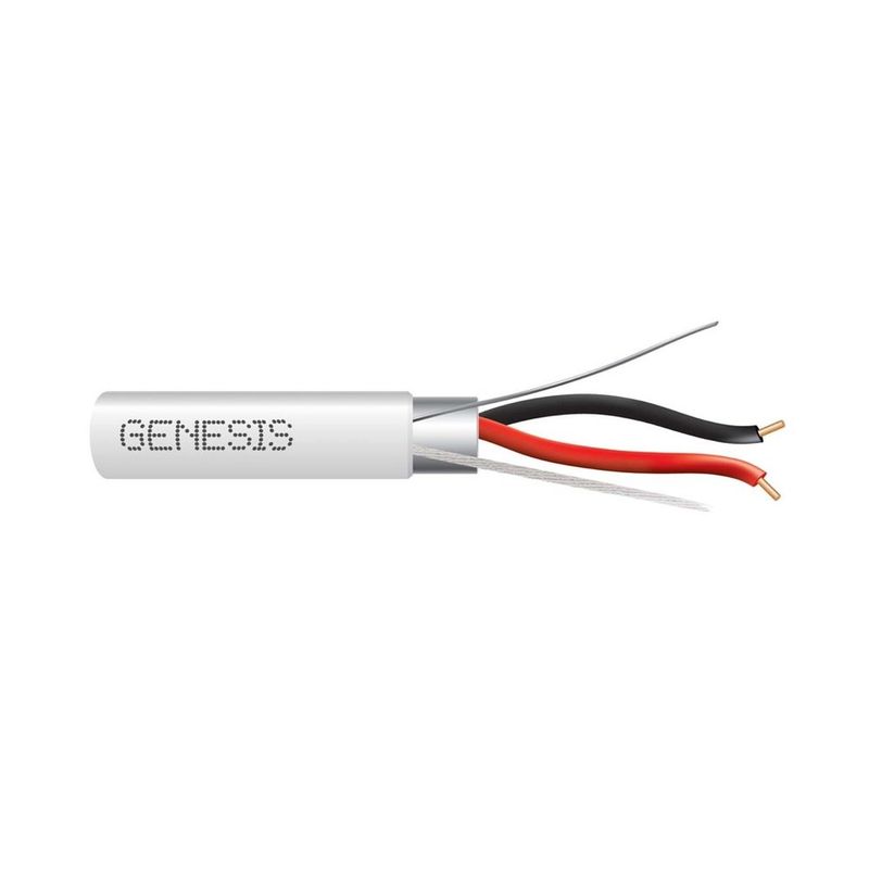 Cable 18 sólido Cobre 2/C OAS CMP/CL3P/FPLP PVC-LS Blanco GEN 1000 pies