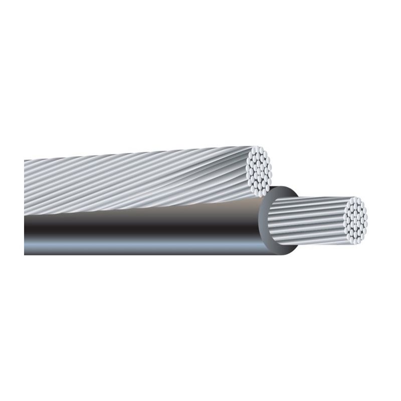 Cable ACOMETIDA AÉREA DÚPLEX DE ALUMINIO XLP 4 AWG 7 hilos — 1000 pies