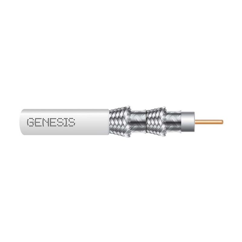 Cable RG6/U QUADSHLD CATVR 1000PB WHT GEN