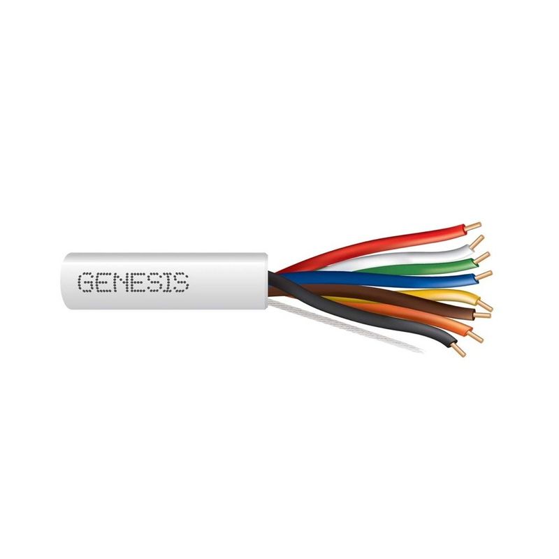 Cable 20 sólido 8/C Cobre T-STAT CL2 Blanco GEN 125 pies