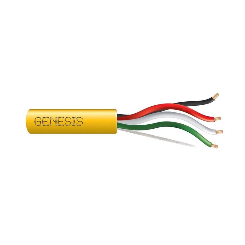 Cable Multiconductor No Blindado, Plenum 22 AWG 7 hilos — Amarillo, 1000 pies