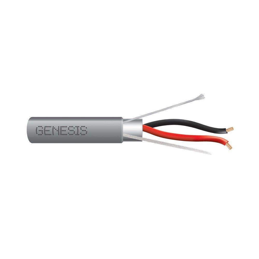 Cable Multiconductor Blindado, Riser 18 AWG 19 hilos — Gris, 500 pies