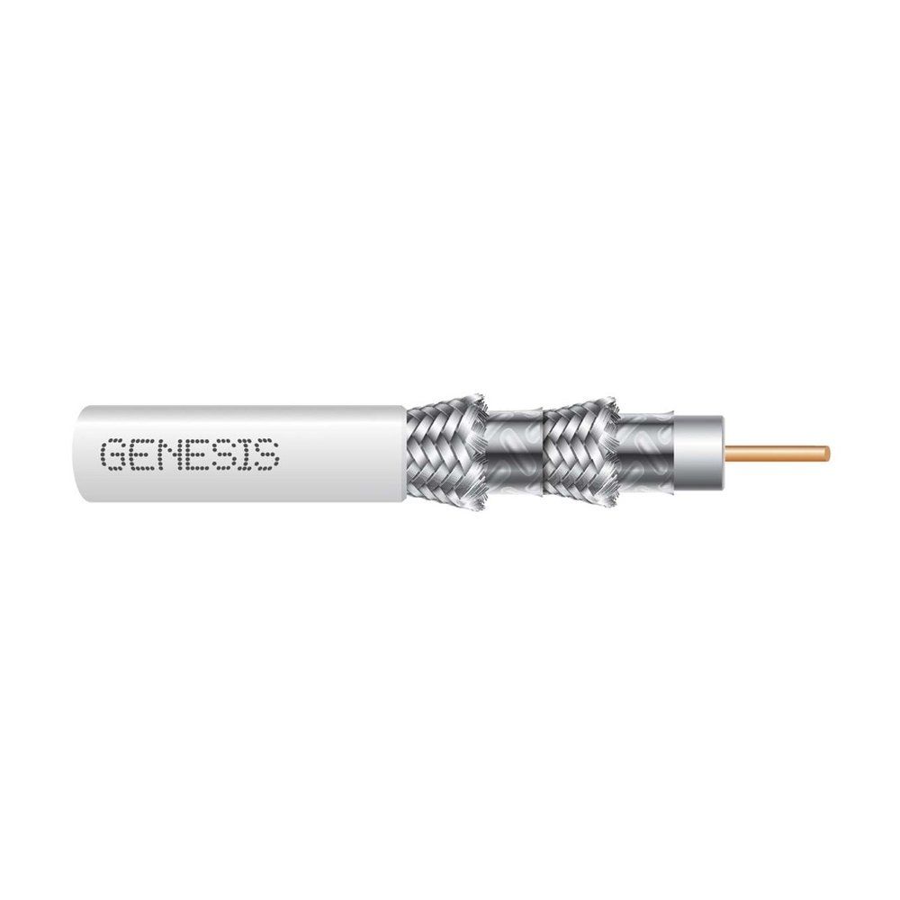 Cable RG6 BC QS 3 GHZ CL2 1000PB WHT GEN
