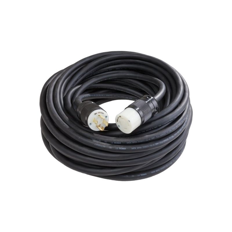 Extensión de 50 Ft 10/4 SOOW L14-20 de giro y bloqueo (Twist-Lock) 125/250V 20A 3P4W