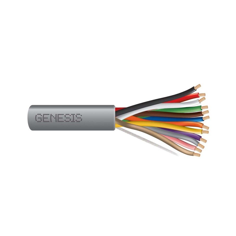 Cable Multiconductor No Blindado, Riser 22 AWG 7 hilos — Gris, 500 pies