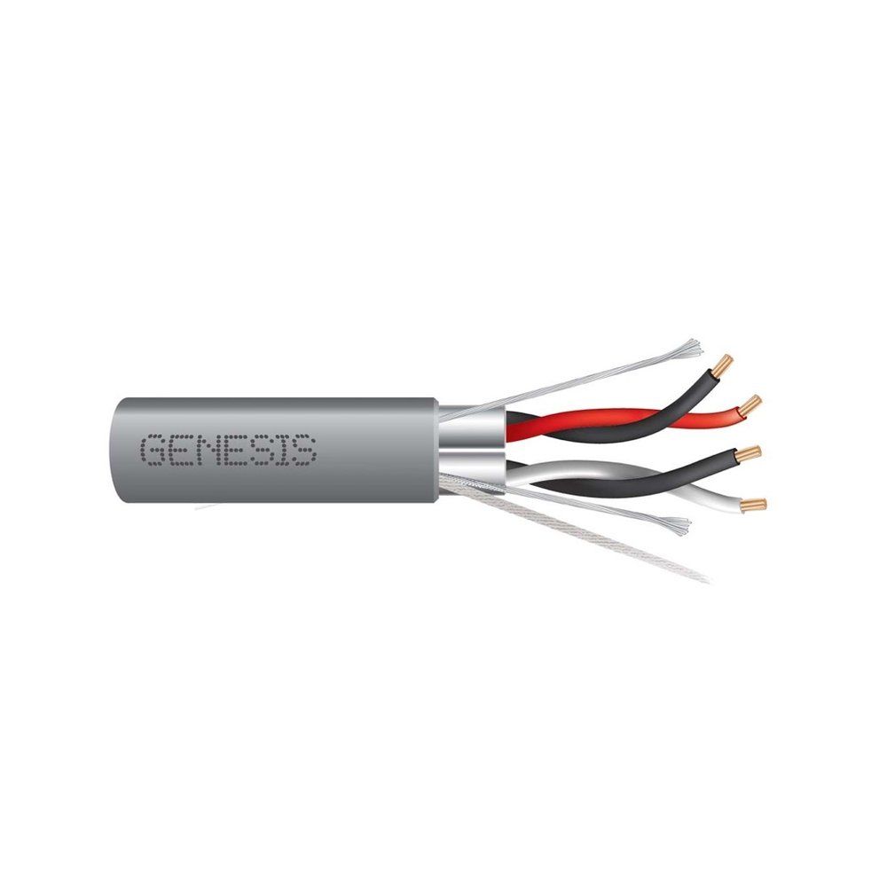 Cable 22/2 PAIR cableado Cobre CM/CL2 EPS Gris GEN 1000 pies