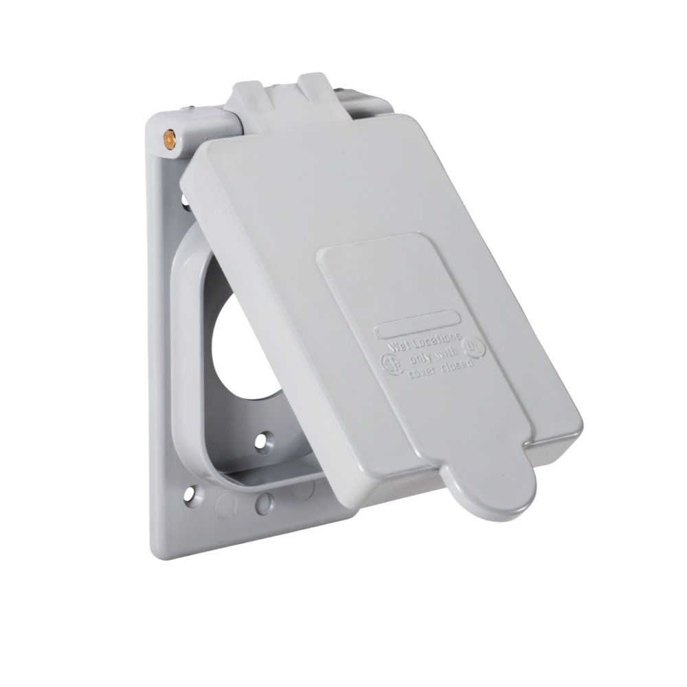 TAPA PARA CAJA A PRUEBA DE INTEMPERIE - RECEPTÁCULO SENCILLO 50A