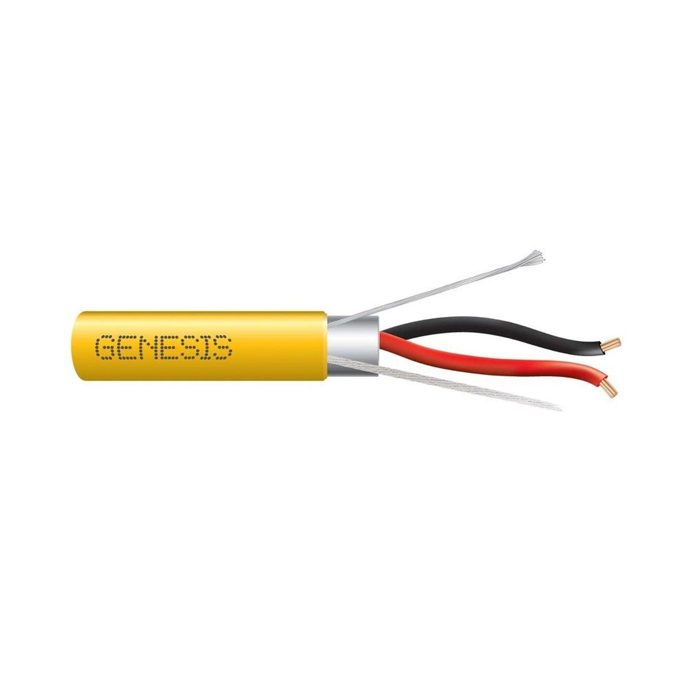 Cable Multiconductor Blindado, Plenum 18 AWG 19 hilos — Amarillo, 1000 pies