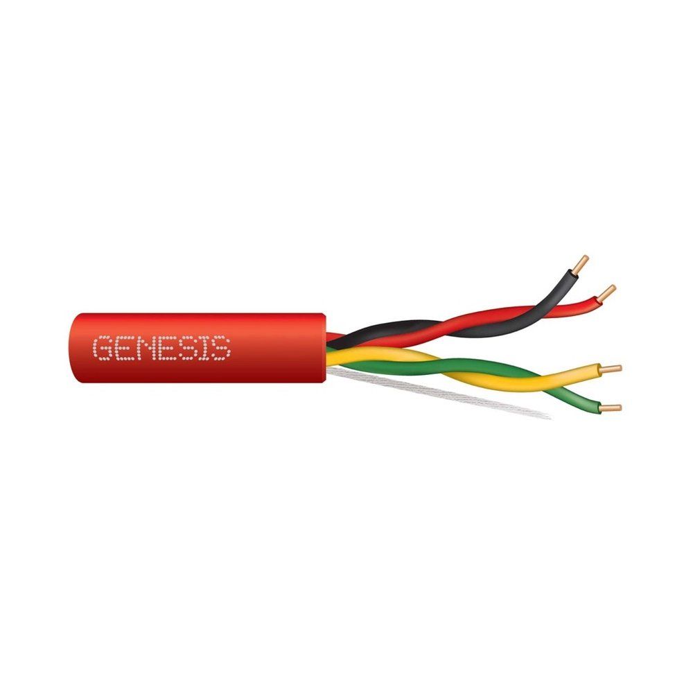 Cable 14/2 PAIR sólido Cobre N/S FPLP NYC PVDF Rojo GEN 1000 pies