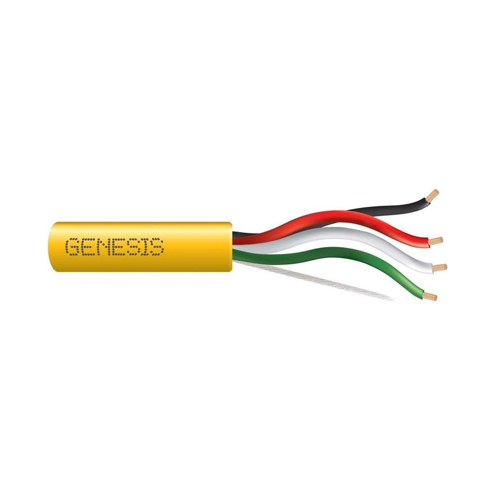 Cable Multiconductor No Blindado, Plenum 18 AWG 19 hilos — Amarillo, 1000 pies