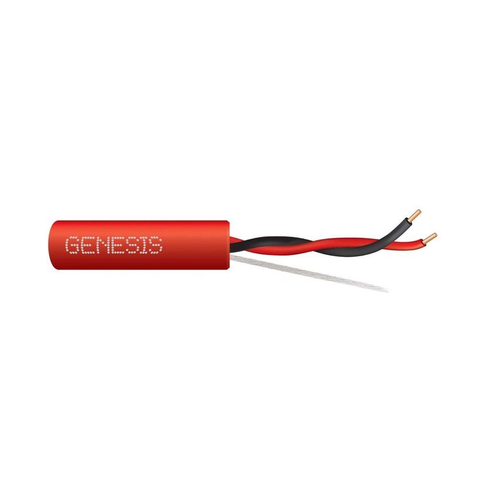 Cable 14/1 PAIR sólido Cobre N/S FPLP NYC PVDF Rojo GEN 1000 pies