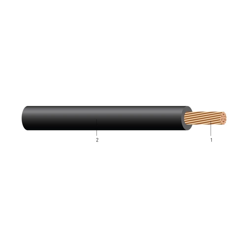 Cable CU Comprimido 5kV Aislamiento XLPE Iluminación de Aeropuertos 6 AWG 7 hilos — Rojo
