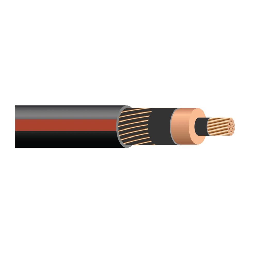 Cable Cobre 15KV XLP MV con Chaqueta LLDPE 4/0 AWG 19 hilos — Rojo