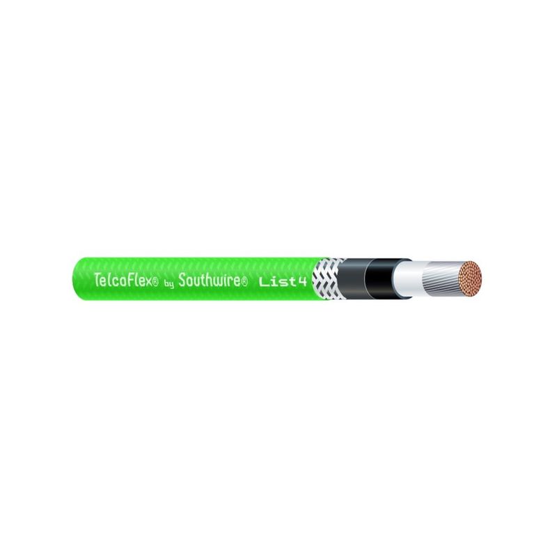 Alambre y cable de energía para telecomunicaciones TELCOFLEX® L4 750 KCMIL 1850 hilos — Verde, 1800 pies