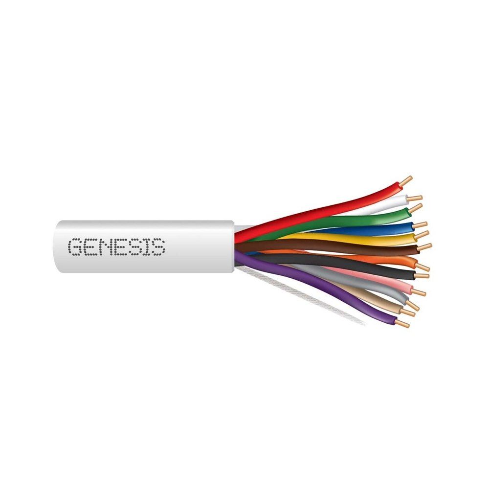 Cable 18 sólido 12/C Cobre T-STAT CL2 Blanco GEN 250 pies