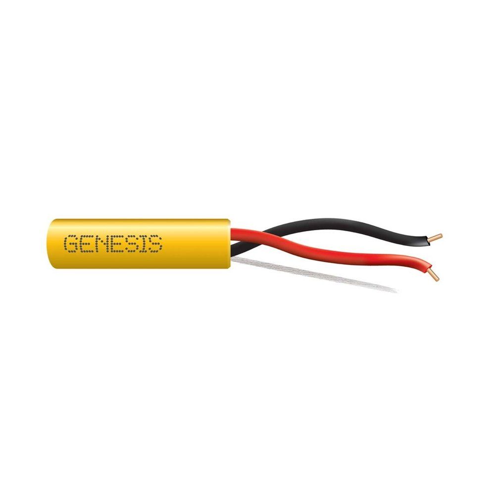 Cable 14 sólido Cobre 2/C N/S CL3P/FPLP PVC-LS Amarillo GEN 1000 pies