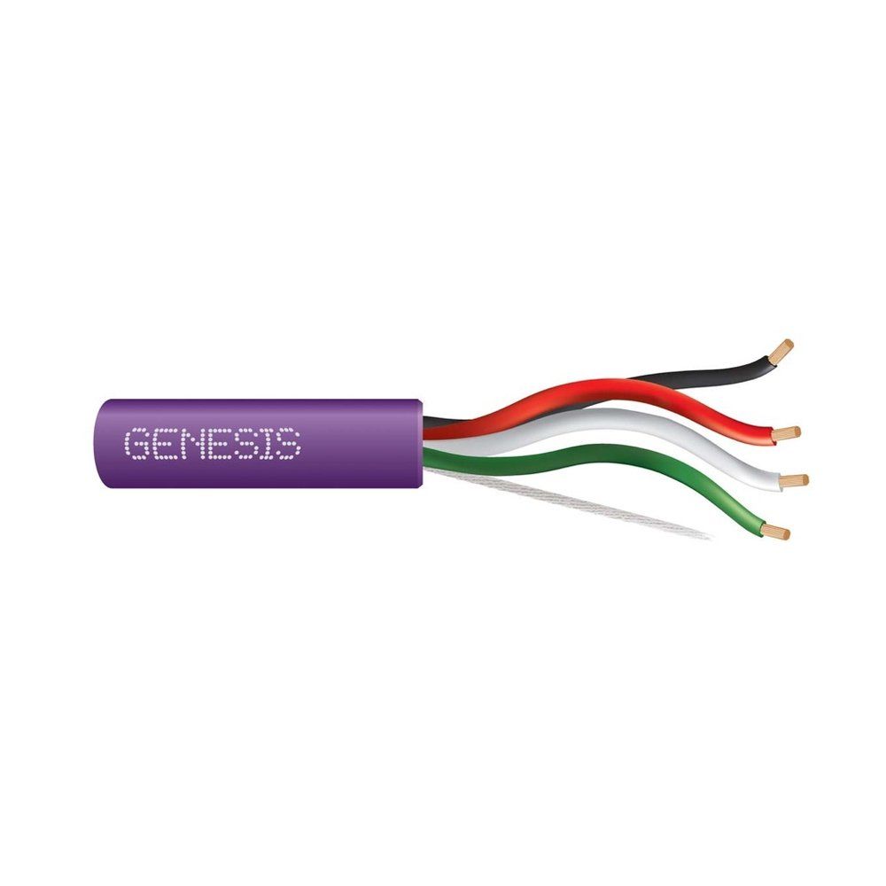 Audacious Sound Cable®, Riser 16 AWG 65 hilos — Morado, 500 pies