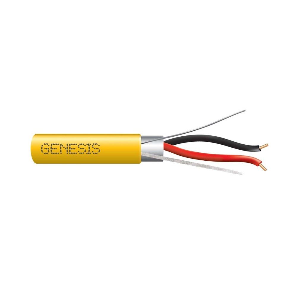 Cable 16 sólido Cobre 2/C OAS CMP/CL3P/FPLP PVC-LS Amarillo GEN 1000 pies