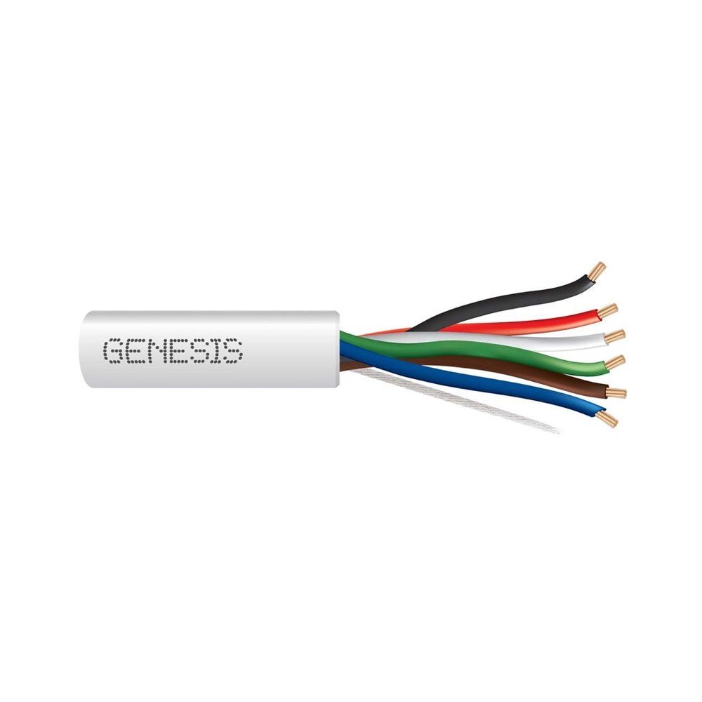 Cable Multiconductor No Blindado, Riser 22 AWG 7 hilos — Blanco, 500 pies