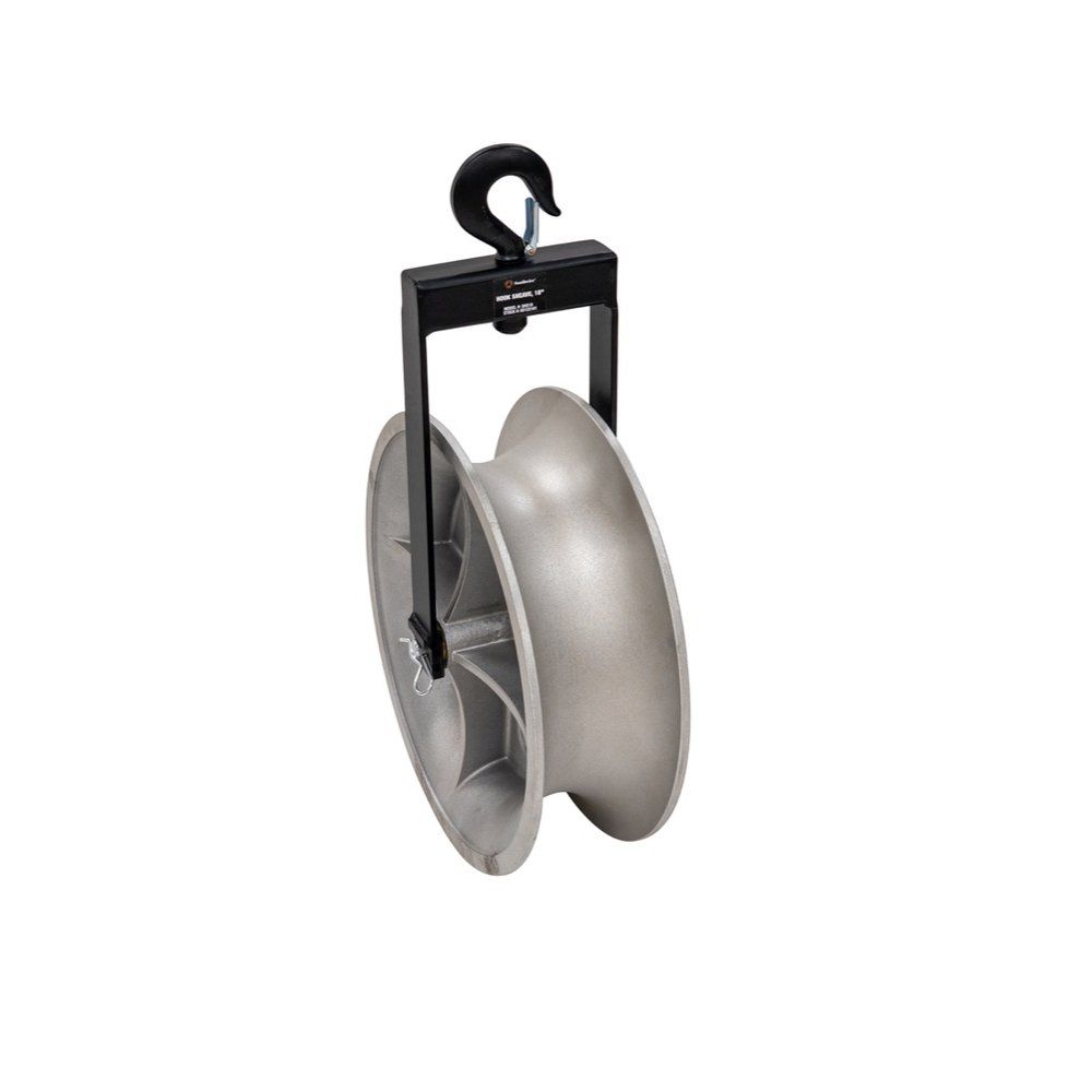 POLEA DE GANCHO, 18" DIÁM. ALUMINIO SHS18