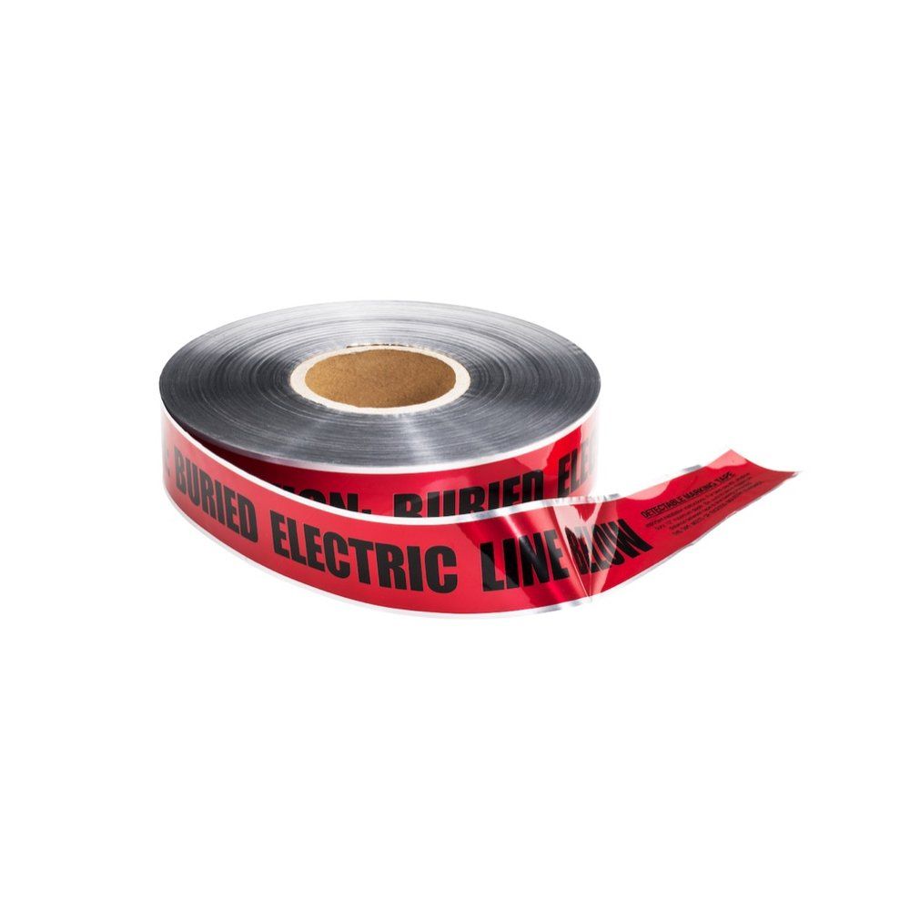 CINTA DETECTABLE ROJA 6"X1000 5 MIL