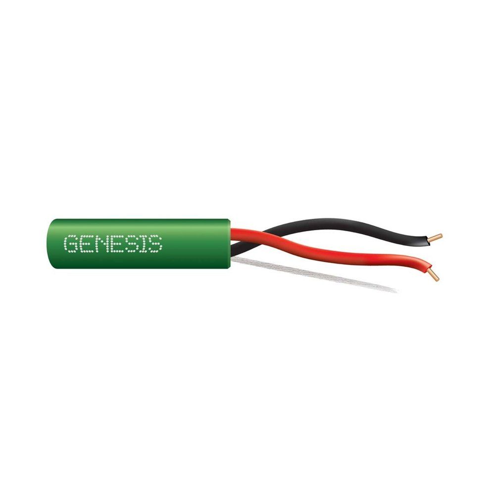 Cable 14 sólido Cobre 2/C N/S CL3P/FPLP PVC-LS Verde GEN 1000 pies