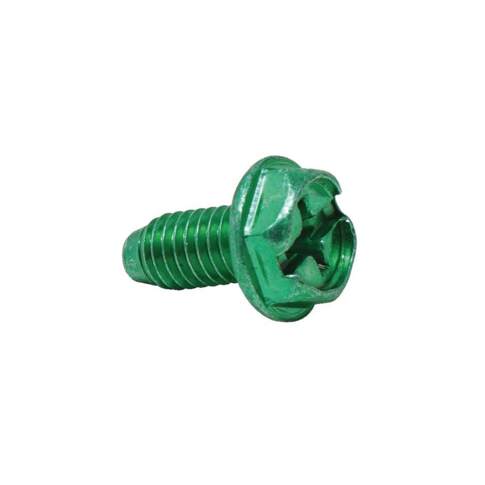 TORNILLO DE TIERRA, CABEZA COMBINADA, #10-32 X 3/8", PAQUETE DE 100