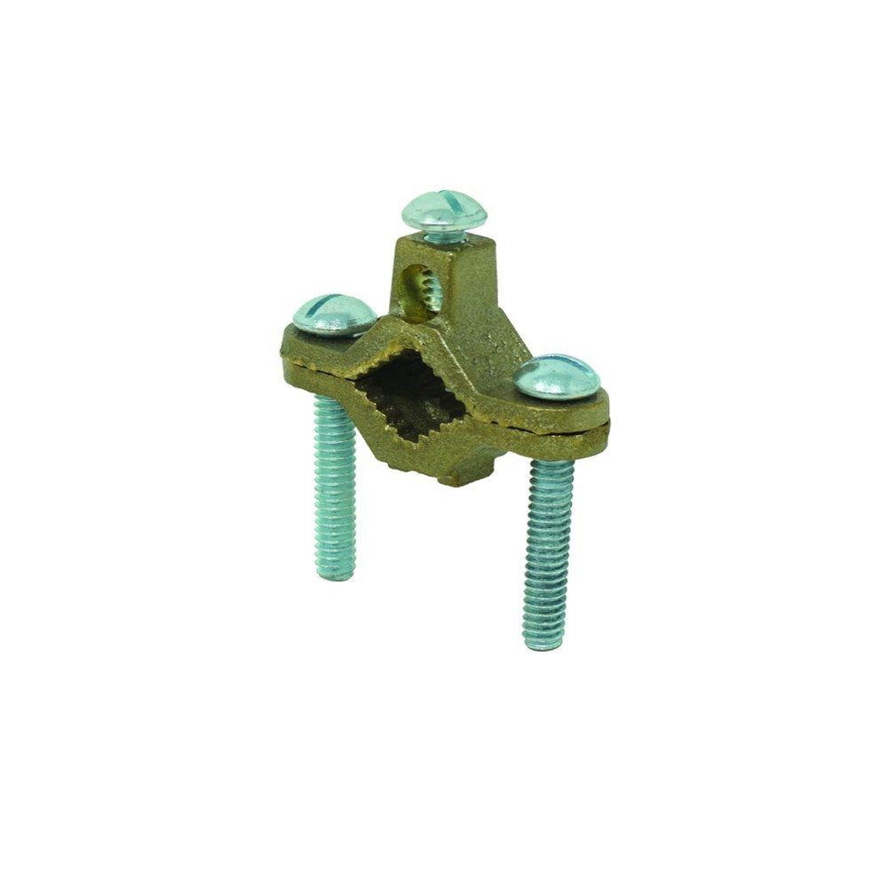 CONECTOR DE TIERRA, BRONCE, 1/2"-1", #10-#2AWG, 1PZA