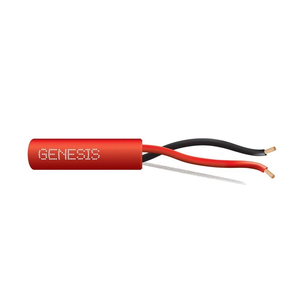 Cable sin blindaje para alarma contra incendios, plenum 12 AWG 65 hilos — Rojo, 1000 pies
