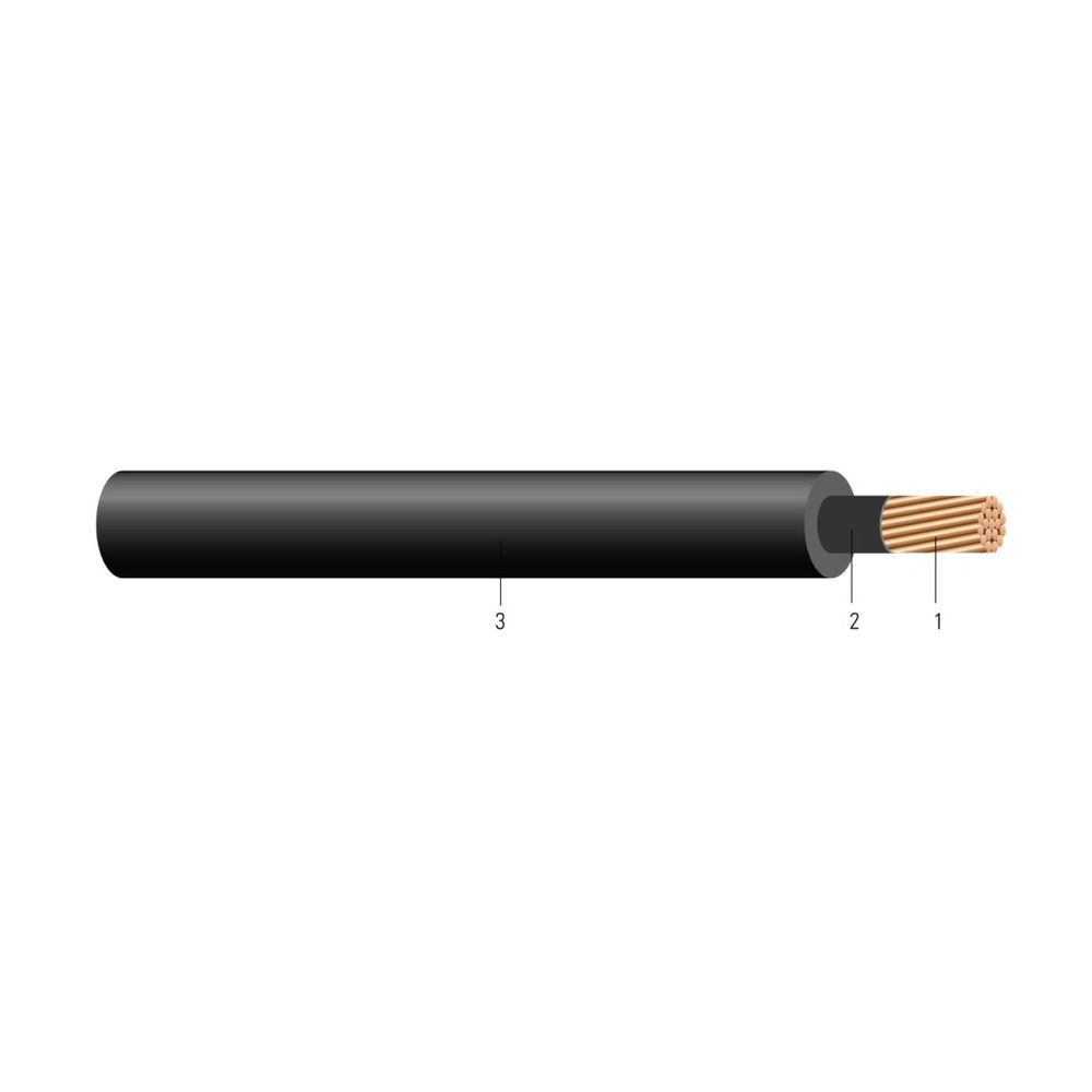 Cable CU Comprimido 2.4kV Aislamiento XLPE. 750 KCMIL 61 hilos