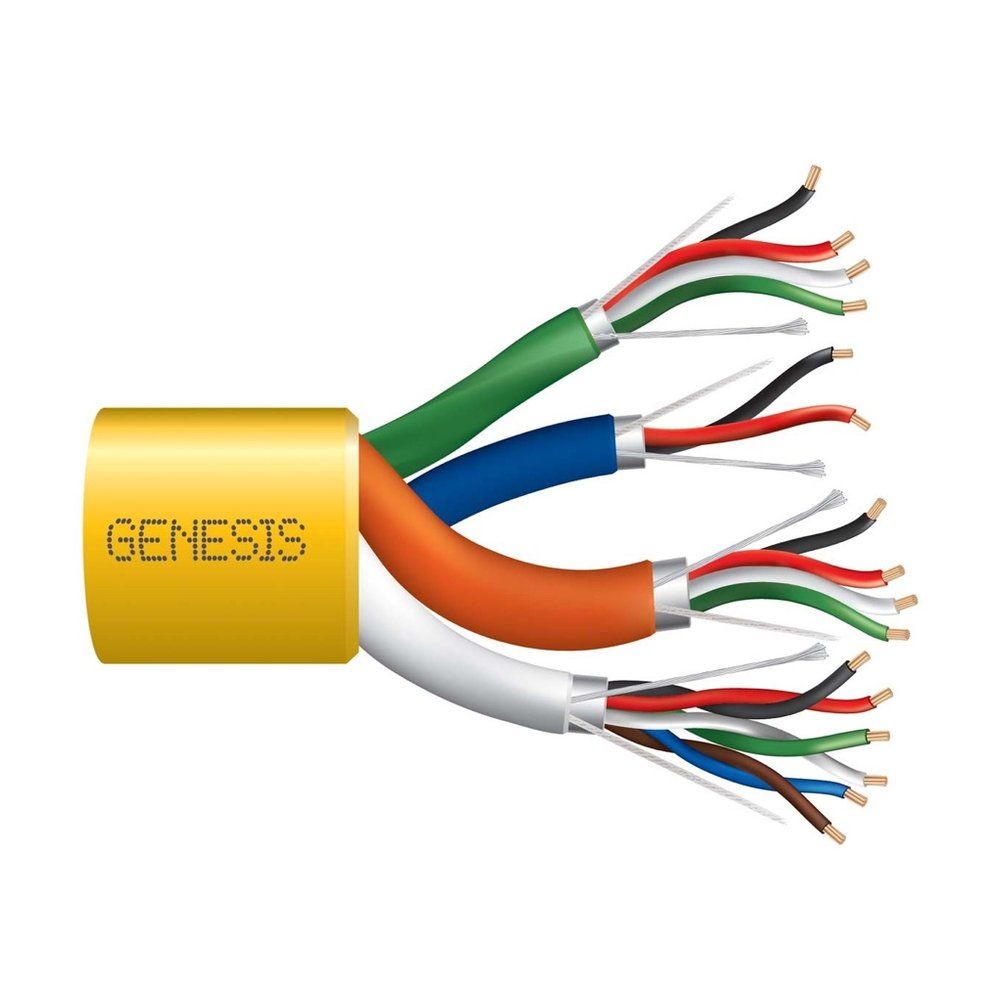 Cable 18(4)+22(2+4+6)4S CMP/CL3P/FPLP Amarillo GENESIS ACCESS CONTROL OAJ 500 pies