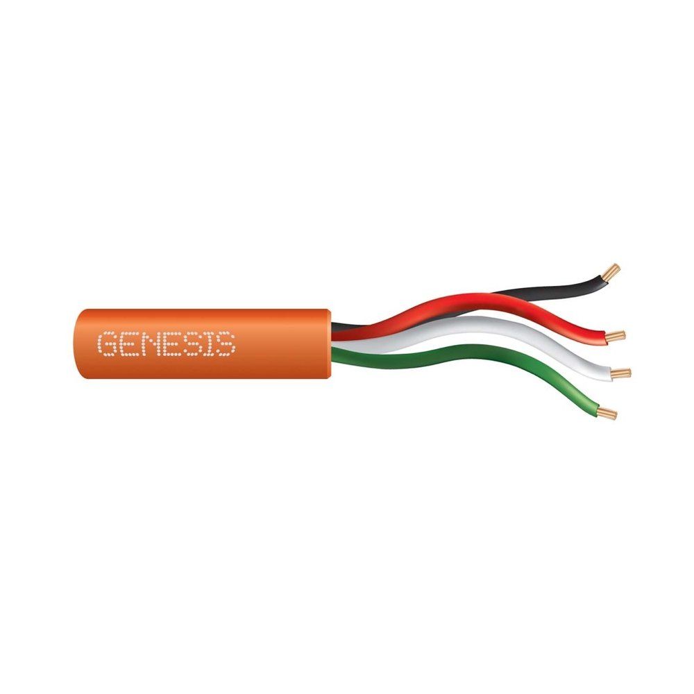 Cable Multiconductor No Blindado, Riser 22 AWG 7 hilos — Naranja, 500 pies