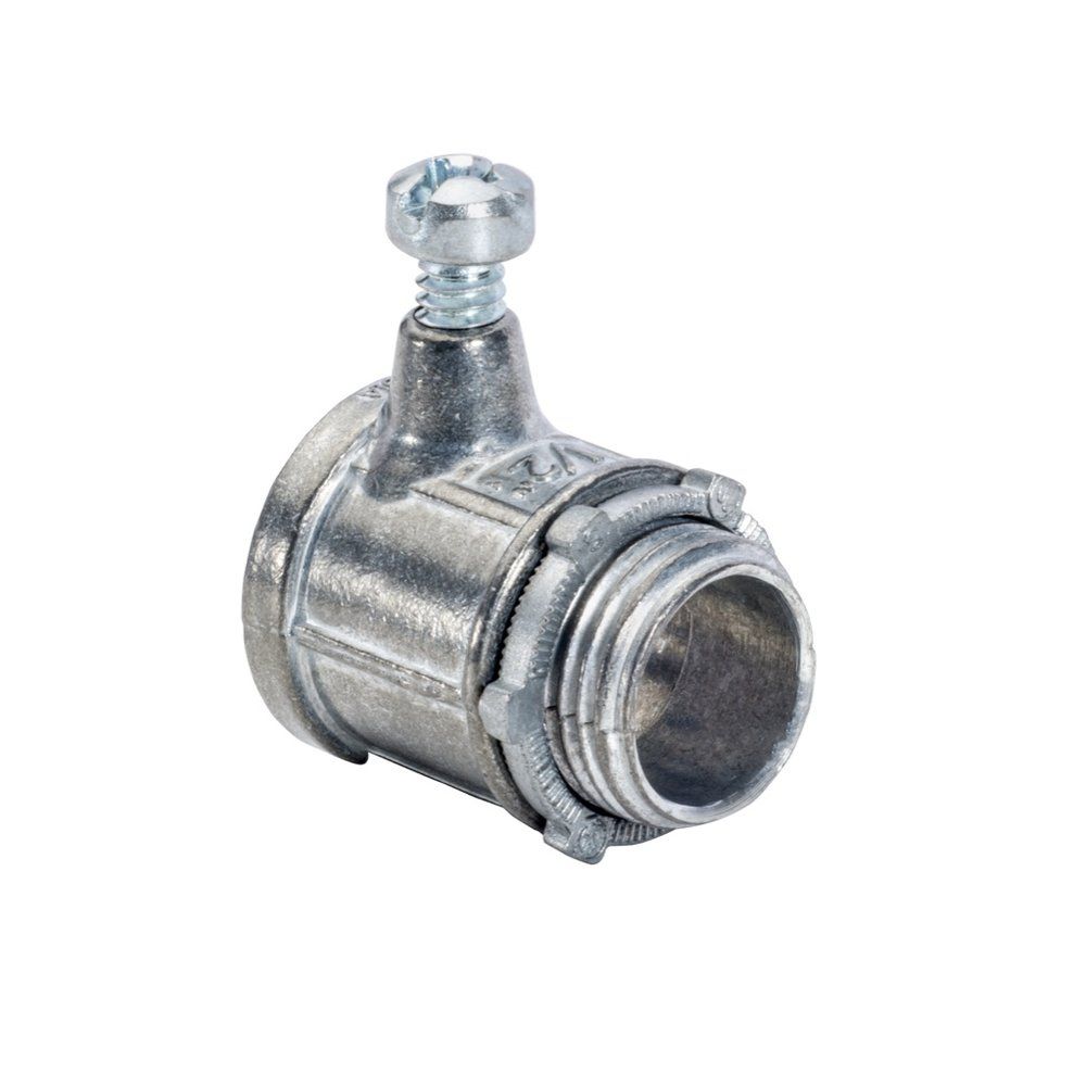 Conector rígido de acero inoxidable de 1/2"