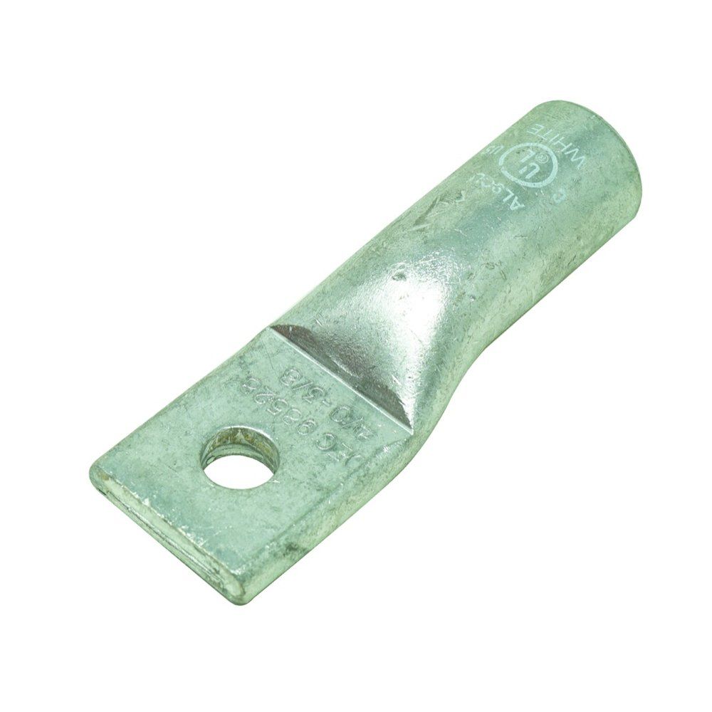 ZAPATA DE COMPRESIÓN, BARRIL CORTO, 1 PERFORACIÓN, ALUMINIO, 4/0 AWG, ESPÁRRAGO 3/8", 1 PZA